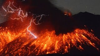 Watch Volcanic lightning seen as Sakurajima erupts spectacularly in southern Japan [upl. by Lenod]