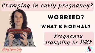 Cramping in Early Pregnancy Worried [upl. by Kentiggerma]