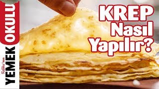 Akıtma Krep Tarifi  Krep Nasıl Yapılır  Kahvaltı Tarifleri [upl. by Allak652]