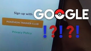 How To Get Sign In With GOOGLE ACCOUNT Option In POKEMON GO  SOLUTION [upl. by Luo103]