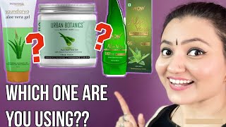 Best ALOE VERA GEL  Moisturizer To Be Used  Unsponsored Review by Preity Prerna  Reviewरविवार [upl. by Hartman281]