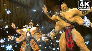 Sub Zero Vs Goro amp Kintaro Fight Scene 4K ULTRA HD  MORTAL KOMBAT [upl. by Helaine661]