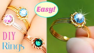 The Lazy Ring Tutorial  EASY DIY Rings Anyone Can Make In Seconds or Minutes [upl. by Parrisch]