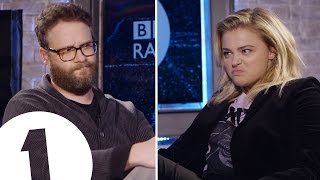 Seth Rogen amp Chloë Grace Moretz Insult Each Other  CONTAINS STRONG LANGUAGE [upl. by Naamana]