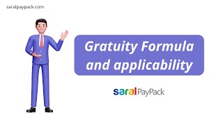 Gratuity formula and applicability [upl. by Elvis628]