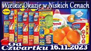 Lidl Nowa Gazetka Promocyjna od Czwartku 16112023 Najlepsze Okazje W Niskich Cenach [upl. by Merrel]