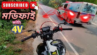 RTR 4V Modification Bangladesh অ্যাপাচি বাইক মডিফিকেশনMSIVlogs NextGear darkrider3755 [upl. by Vijar]