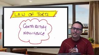 Law of Torts  Contributory Negligence [upl. by Marillin325]