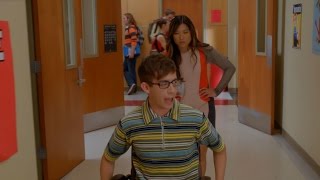 Glee  Tina and Artie argue about Valedictorian 5x09 [upl. by Procter558]