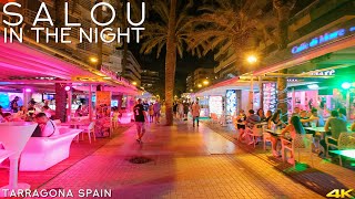 Tiny Tour  Salou Spain  Visit the Resort Town in the night 2020 August [upl. by Fitzsimmons]