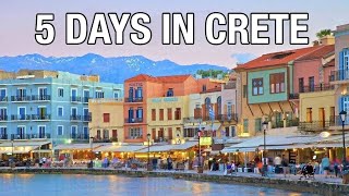 Crete Greece ULTIMATE 5 Day Travel Guide 🇬🇷 [upl. by Atniuqal183]