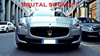 2014 Maserati Quattroporte GTS INSANE Sound Revs and Accelerations [upl. by Portland716]