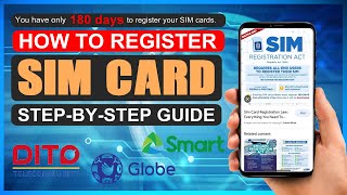 HOW TO REGISTER SIM CARD PHILIPPINES [upl. by Llebana578]