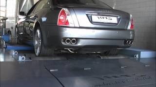 Maserati Quattroporte mit HMS Performance Klappenabgasanlage [upl. by Garlan821]