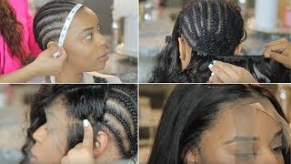 CLIENT SERIES How to DO A Lace Front Sewin  EXTREMELY DETAILED [upl. by Anilac]