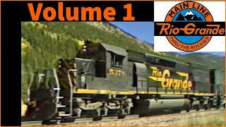 Denver amp Rio Grande Western Railroad The Action Road  Vol 1 DampRGW and Utah Railway 19851987 [upl. by Dohsar]