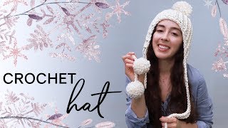 How to Crochet a Hat for Winter — EASY for Complete Beginners [upl. by Alonzo]