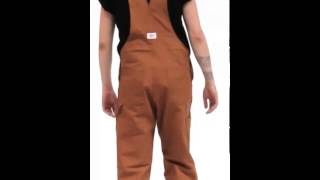 Mens Brown Work Dungarees [upl. by Ymiaj]