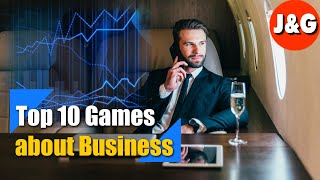 Top 10 Best Management Simulation  Games about Business Learning to make money [upl. by Dorette]