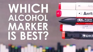 WHICH ALCOHOL MARKER IS BEST  Testing 10 Brands of Markers [upl. by Vaasta508]