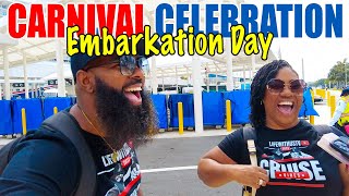 Carnival Celebration 2023 Embarkation Day [upl. by Florian229]