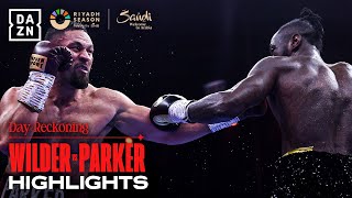 STUNNER  Deontay Wilder vs Joseph Parker Fight Highlights [upl. by Callan]