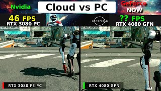 Starfield GeForce NOW Cloud vs PC Benchmark [upl. by Rojas]