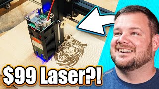 The Cheapest Laser Engraver On Amazon [upl. by Aehtna43]