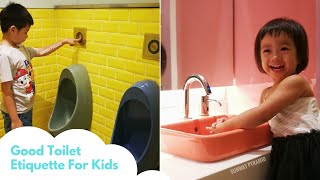 Teaching Kids Proper Toilet Etiquette [upl. by Leagiba]