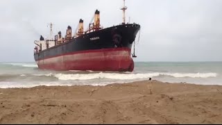 TOP 5 SHIPS CRASHING INTO SHORE [upl. by Wolfie]