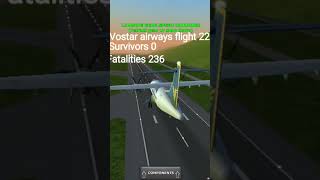 Vostar airways flight 22 Cause Hijackingturbopropflightsimulator [upl. by Ijat]