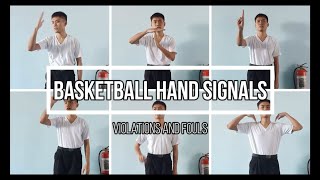 Basketball Hand Signals Violations and Fouls [upl. by Euridice]