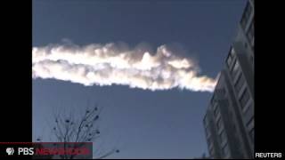 Meteor Blows Out Windows and Injures Hundreds in Siberia [upl. by Phenice182]