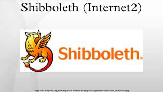 Shibboleth Internet2 [upl. by Roseline]