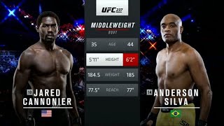 Jared Cannonier vs Anderson Silva [upl. by Sherlocke]