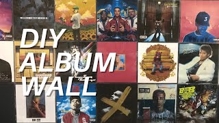 How to make a DIY Album Wall for CHEAP [upl. by Saied]