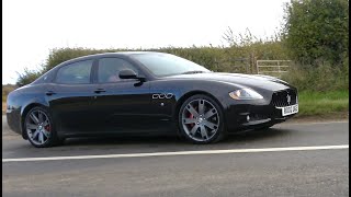 Maserati Quattroporte 47 V8 Sport GTS review Best sounding 4door ever [upl. by Ahseihs368]