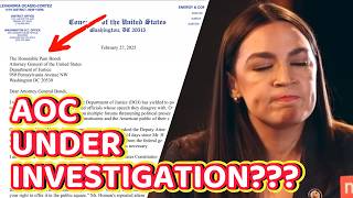 AOC TERRIFIED Begs DOJ to Reveal Investigation into Her Helping Migrants aoc newyork immigration [upl. by Atsirtal]