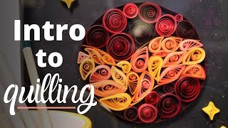 Paper Quilling for Beginners  Paper Crafts [upl. by Nauqyt676]