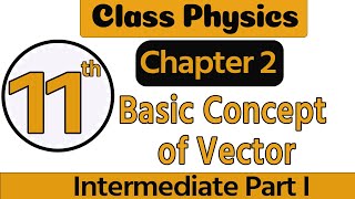 11th Class Physics Chapter 2  Class 11 Physics Ch 2 Basic Concept of Vector  1st Year Physics Ch 2 [upl. by Reeba958]