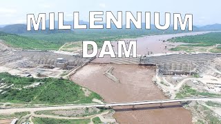 Grand Ethiopian Renaissance Dam Construction Timelapse Shorts [upl. by Runck]