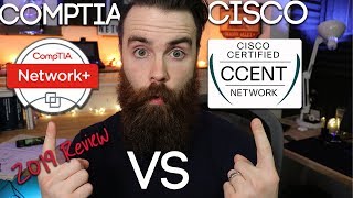 CompTIA or Cisco  Revisiting CCENT vs Network in 2019  CCNA  MTA  MCSA [upl. by Yromas]