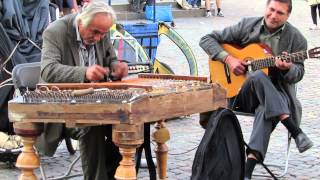 Hungarian gypsy Street MusiciansCimbalom  Copenhagen August 2014 Part 1 [upl. by Inaniel]