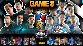 MLBB SET NI CH4KNU AWIT  NEXPLAY SOLID VS EXECRATION GAME 3 MPLPH Season 6 Regular Season [upl. by Nevins]