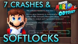 7 Ways to Crash or Softlock Super Mario Odyssey [upl. by Vasta]