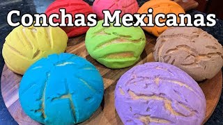 The BEST Conchas Mexicanas  Pan Dulce Mexicano  Views on the road [upl. by Werby]