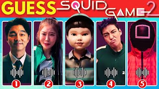 Guess Squid Game 2 Characters by Their Voice amp Emojis  Squid Game Season 2 Quiz Thanos Player 456 [upl. by Vittorio324]