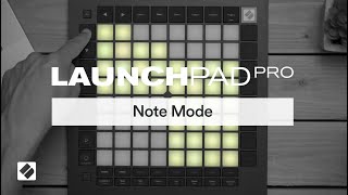 Launchpad Pro MK3  Note Mode  Novation [upl. by Ynttirb]