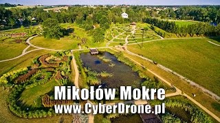 Mikołów Mokre Śląski Ogród Botaniczny z okolicami widziany z lotu ptaka [upl. by Milka]