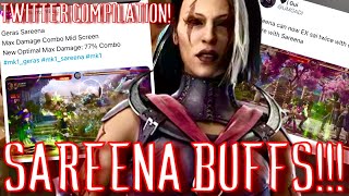 Sareena Gives Even BETTER Combos Twitter Compilation  Mortal Kombat 1 “Sareena” Kameo Buffs [upl. by Enom]